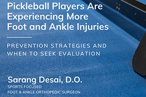 Why Pickleball Players in North Texas Are Experiencing More Foot and Ankle Injuries