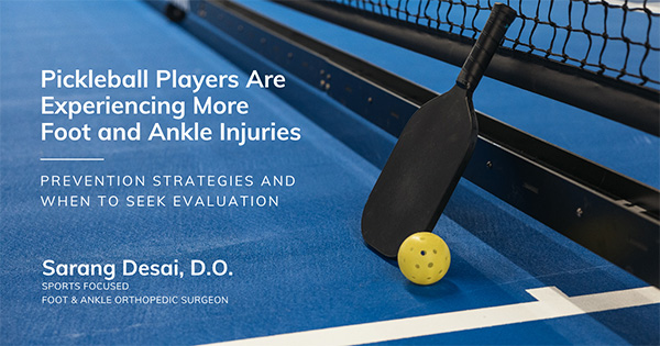 Why Pickleball Players in North Texas Are Experiencing More Foot and Ankle Injuries